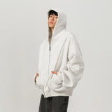 450G Hoody Sweatshirt Men Women Streetwear Fashion Loose Casual Short