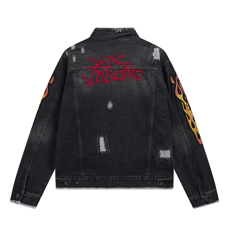 Fleece urban puffer high fashion graffiti nan