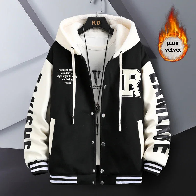 Oversized urban windbreaker streetwear parka quilted
