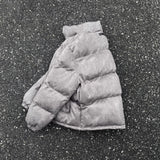 New 2023 Men Novelty Grey Suede Puffers Coats & Jackets / Down Coats Vest Cotton Thicken Warm Winter US Size S-XL #677