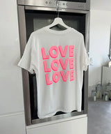 Urban Heat Tee – Graffiti Drip Flame and Retro Crown Print