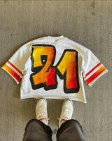 Cyberpunk Vintage t-shirt – Harajuku Trendy High Street Clothing Fashion Anime Letter Pr