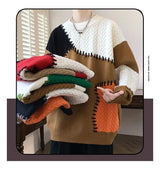 grunge fire sweater, streetwear drip, cozy knitwear for men, oversized grunge aesthetic winter top