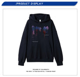 New Hip Hop Graphic Pullover Hoodies For Men High Street Design Oversi