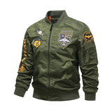 material casual design mens-spring-and-autumn-thin-army-green-black-yellow-motorcycle-pilot-baseball-uniform-sports-jacket-mens-hip-hop-style-jacket quality - essential b3600b urban style unisex streetwear fashion wear graphic image fit premium oversized hop hip high print style everyday streetwear design ID 5fe98