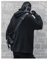 gothic chrome print featuring hip hop hoodies pullover hooded sweatshirts harajuku gothic streetwear skateboard new casual long sleeve loose tops men hoodies