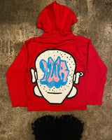 Y2K Womens Clothing Sweatshirt Long Sleeved Pullover Handdrawn Pattern