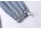 rainbowtouches men jeans fashion classic brand men wide legs elastic concise jeans casual trousers retro style boy loose pants unique jeans style 3141