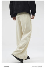 wide leg casual suit pants men japanese korean streetwear fashion loose cleanfit suit baggy pants cityboy long trousers unique default style 2165