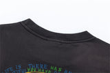 Harajuku vintage t-shirt featuring vintage retro 24ss print high street old school distressed cotton tops t shirt for summer