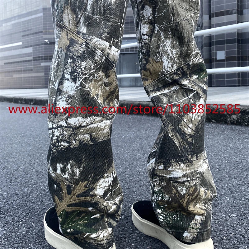new autumn vintage straight leg casual functional work pants american high street heavyweight washed worn tactical pants clothes clean everyday pants
