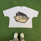Y2k Graphic tee – American Retro Fashion Gothic Cartoon Letter Pattern Oversiz