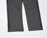 retro hip hop drawstring back zipper breathable casual trousers mens straight solid color vibe style oversized track pants unique default style 435