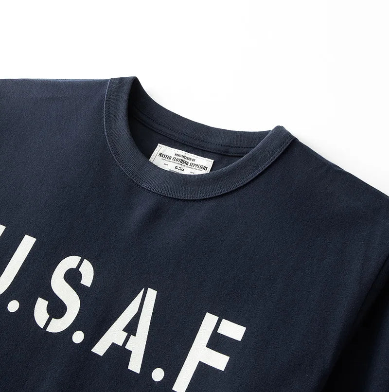 Y2k Oversized shirt – Amekaji Vintage Printed T Shirt Men 2023 Spring Summer New M