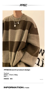techwear flame knit sweater with structured oversized fit, ideal for cold streetwear layers, men’s streetwear clothing piece 