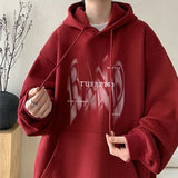 Urban Gothic Text Sweatshirt – New Gothic Letter Printed Hoodies For Men Autumn Hip Hop Oversized Hooded Sweatshirt Y2K Streetwear Graphic Hoodie Tracksuit | Gothic Drop #4