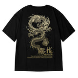 Gothic Vintage anime – 2024 New Goth Dragon Graphic Men T Shirt Y2K Streetwear Over