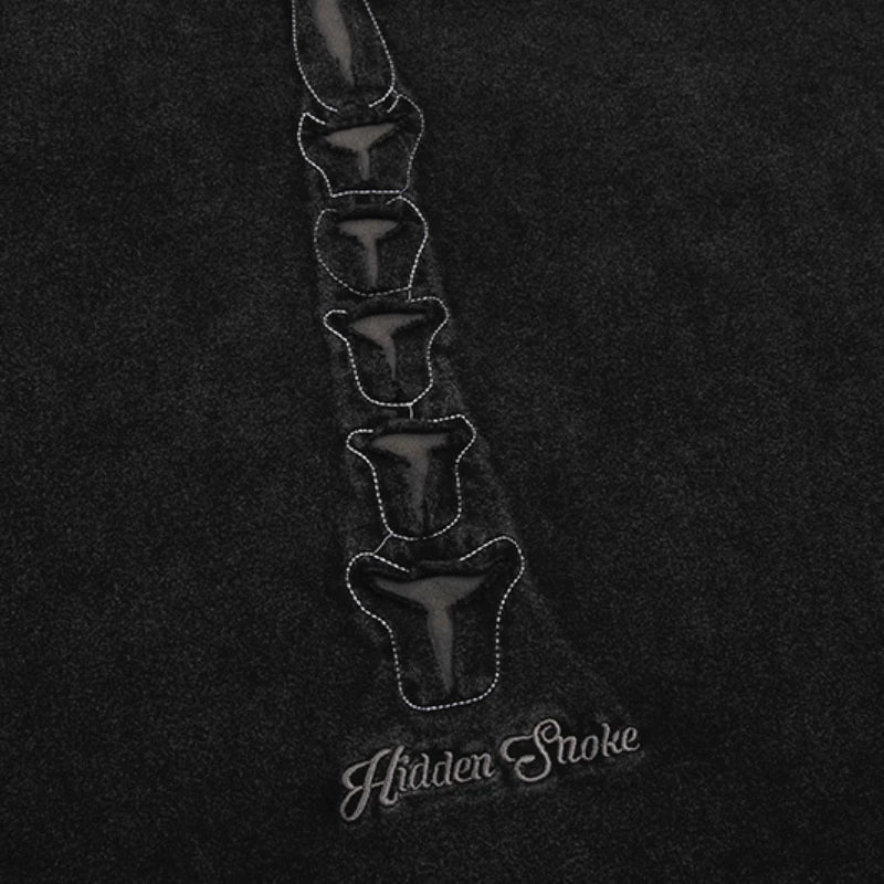 Skatercore Top – Fashion Skull Skeleton Holes Harajuku O Neck T Shirt – Urban Streetwear for Men & Women