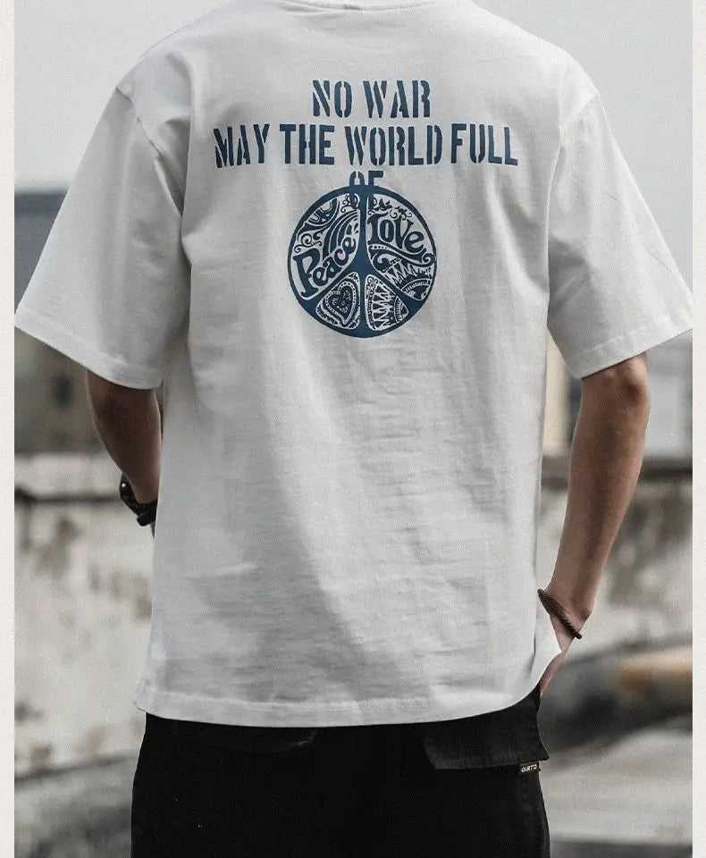 Cyberpunk Crying angel – Pure Cotton Short Sleeved T Shirt For Men New Fashion Ins Lo