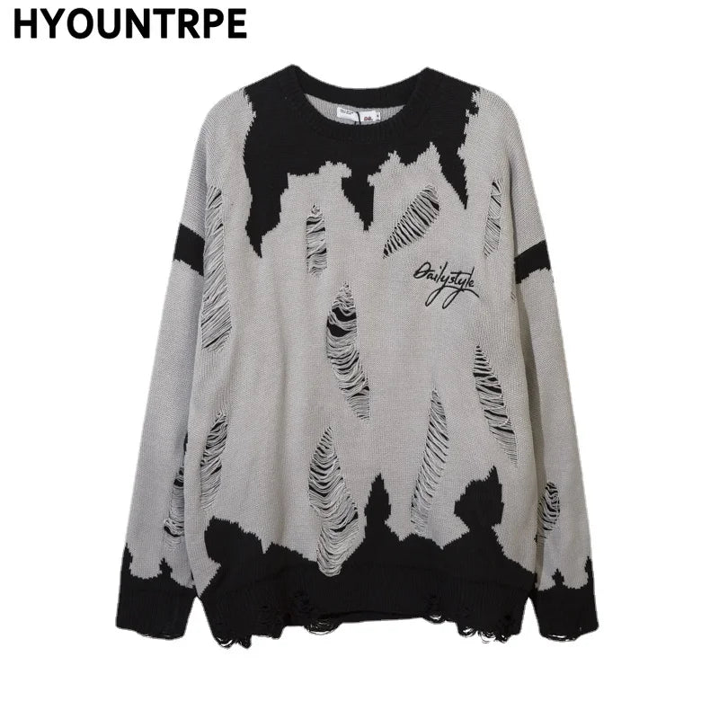 fire graphic sweater, 2025 fashion trend, cozy fashion fit, stylish street outfit, modern aesthetic appeal