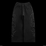 Trendy American Ins Street Goth Thorn Print Sweatshirt Winter Men's Niche Y2K Retro Personality Hip-hop Zipper Sweatshirt Top