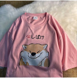 Gothic Graphic tee – Japanese New Summer Pure Cotton Cartoon Printed Short Sleeve