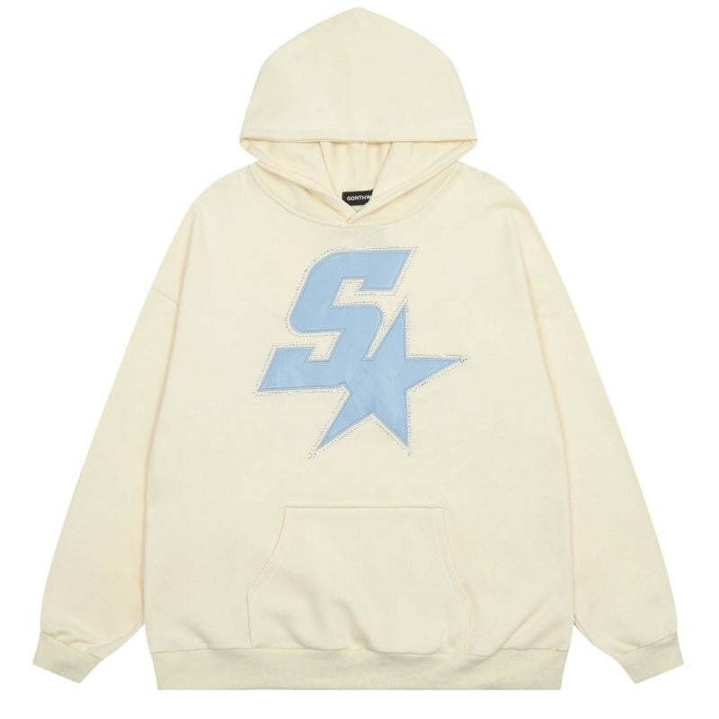 "Star Girl" Graphic Unisex Streetwear Vintage Women Men Y2K Hoodie