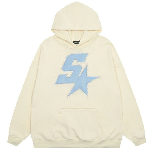 "Star Girl" Graphic Unisex Streetwear Vintage Women Men Y2K Hoodie