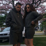 Best Quality Kanye West Hoodies Men Woman Chaopai Plush Shoulder Drop