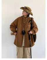 retro baseball bomber, daily drip outerwear, casual outfit