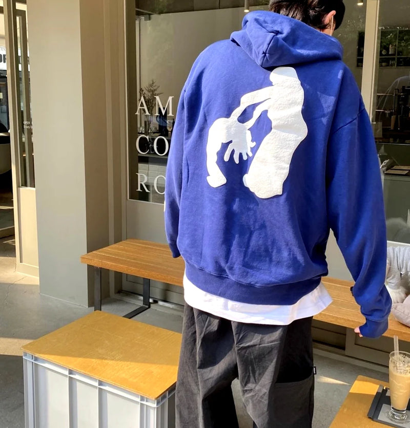 vaporwave oversized shirt featuring new luxury 2022 bakar bone foam printing pullover hoodies hoody hooded sweatshirts velvet cotton thick fleece us size 18