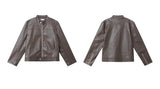 leather varsity jacket, cold weather layer, hip hop