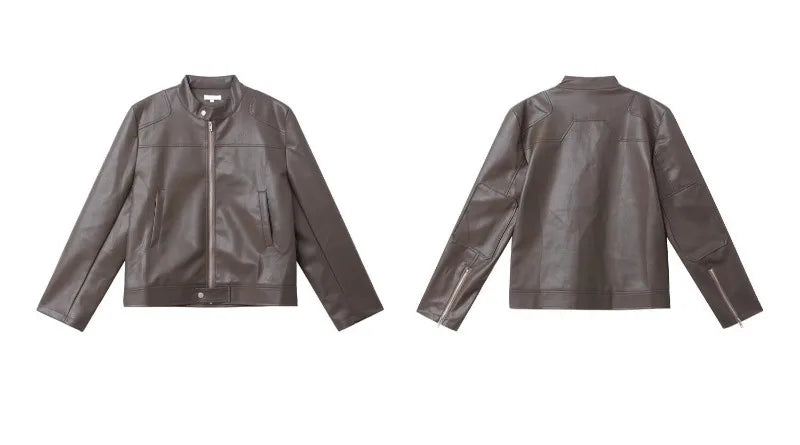 leather varsity jacket, cold weather layer, hip hop
