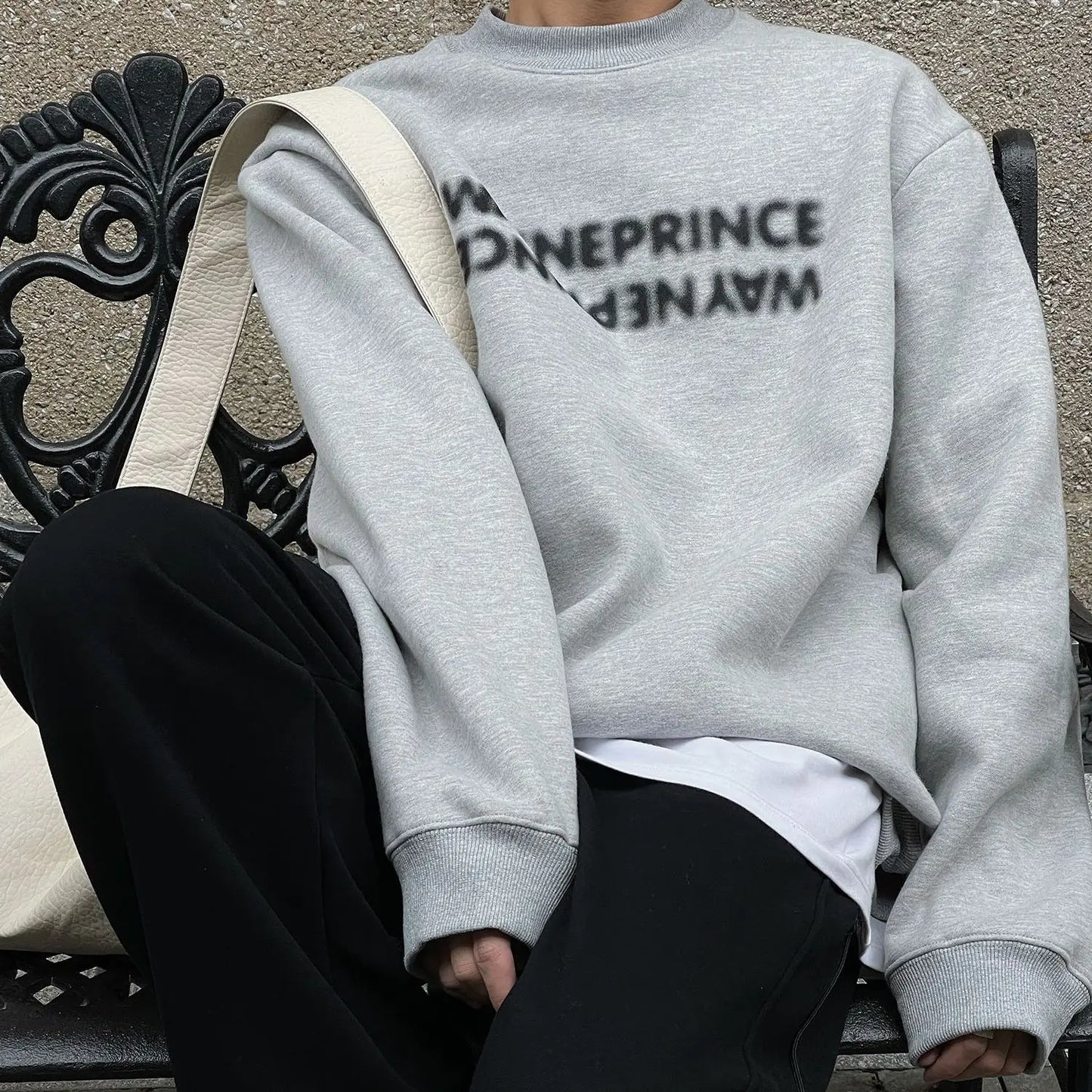 Korean Street Half Turtleneck Sweatshirt Men Autumn Winter New Bottoming Shirt