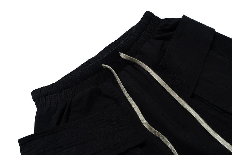 new men 2024 rick tactical paratrooper cargo comfortable cotton parkour sweat casual pants sweatpants no tag a4 streetwear sweatpants