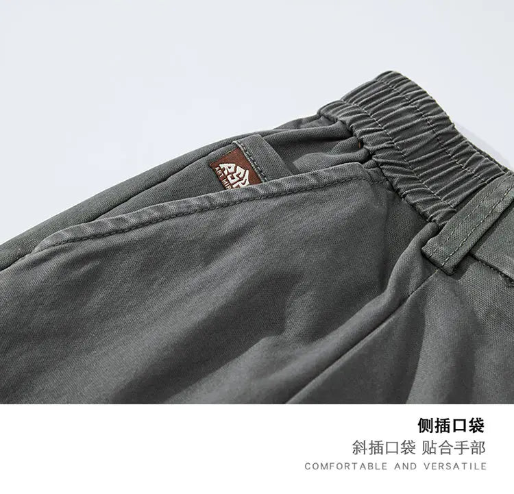 japanese casual pants mens spring autumn loose fashion solid color simple elastic waist sports pants man harem trousers unique default style 2279