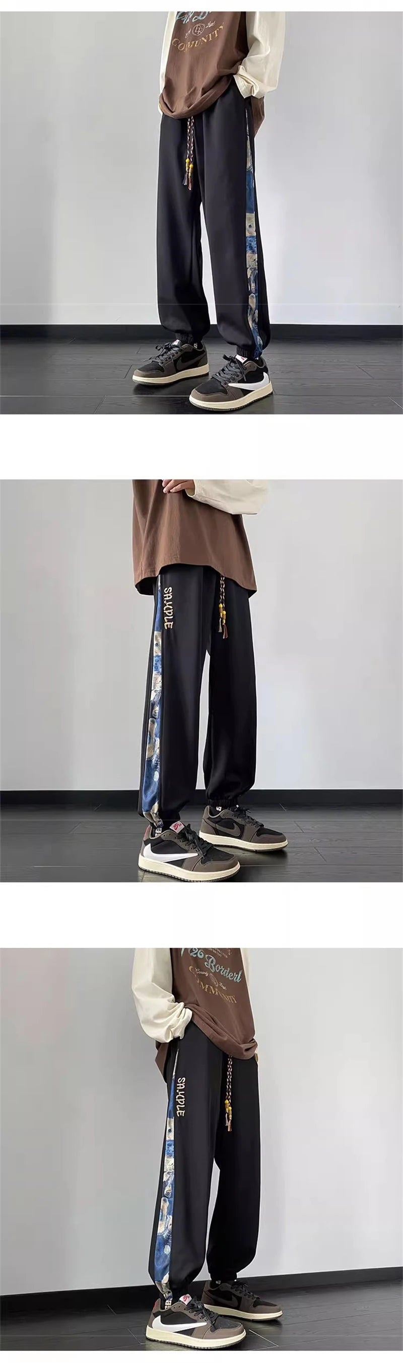 hip hop fashion anime printed sweatpants for men autumn casual corduroy baggy joggers pantalones hombre y2k streetwear trousers unique joggers style 196