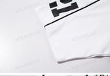 Glitchcore Aesthetic piece – Men T Shirts Patchwork V Neck Short Sleeve T Shirt High Stre