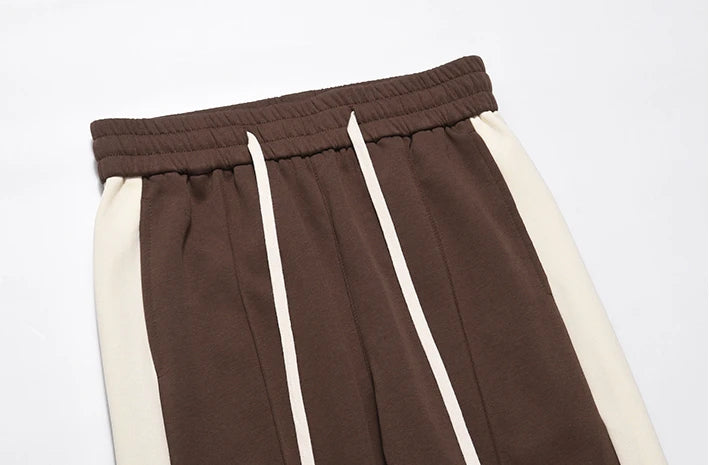 hip hop loose fit elastic waist pants fashion streetwear pants men casual loose bottom zipper drewstring sportwear pants joggers unique joggers style 2151