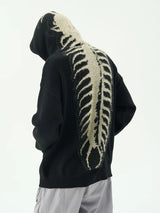techwear flame hoodie, cold season layer, oversized streetwear hoodie for men, urban techwear fashion