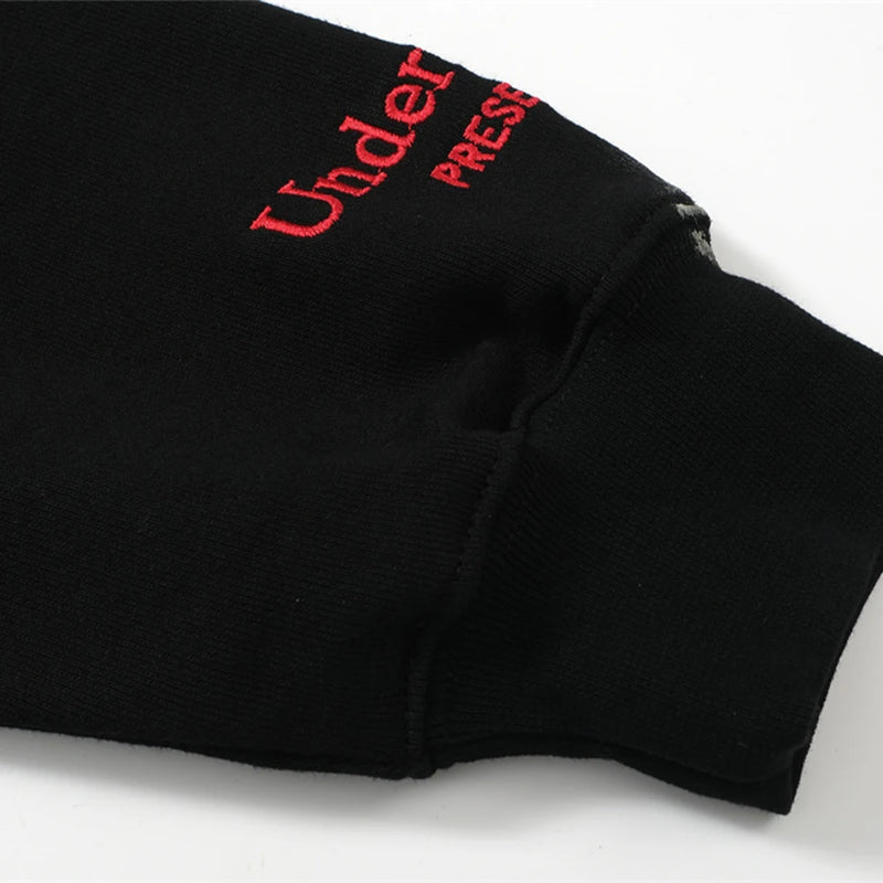 urban flame hoodie with photo-ready knit construction, bold Y2K look for men’s outerwear, men’s streetwear clothing piece for