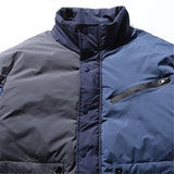 2023 Winter Hip Hop Thick Jacket Parka Men Color Patchwork Padded Jacket Coat Warm Streetwear Harajuku Jackets Men Clothing