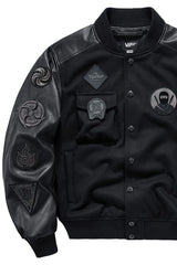 Autumn/Winter Baseball Suit Men's Wool Heavy Work Coat Ninja Embroidered American Retro Flying jackets for men leather jacket