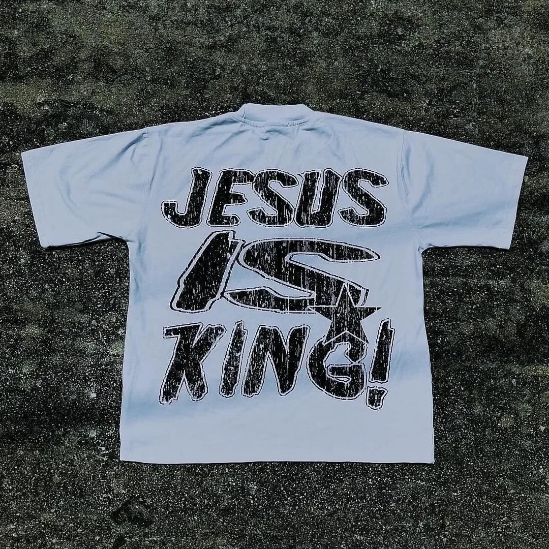 Y2k Vintage t-shirt – Streetwear Hip Hop Gothic Letter Pattern Printed Oversized T
