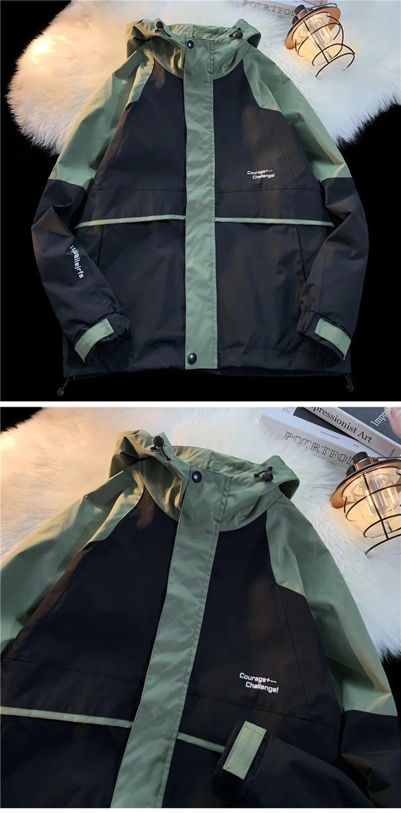 Grunge Oversized Bomber Coat Fall/Winter Drop