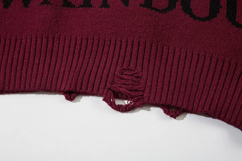 hip hop knitted sweater men winter o neck anime spider web pattern pullover streetwear casual loose sweater warm jumper knitwear 1 aesthetic street look hoodie, Y2K vintage urban hoodie, oversized graphic print design