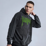 cyberpunk graphic tee featuring rainbowtouches washed hoodie men high street fashion dragon pattren hoodie hip hop unisex essentials superior quality clothing