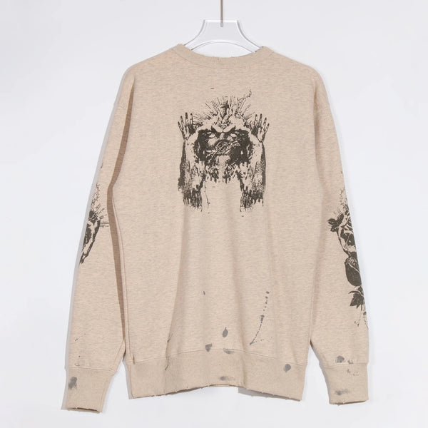 grunge pullover streetwear, modern knitwear, cozy fashion fit, stylish street outfit, modern aesthetic appeal