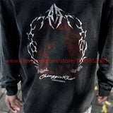 Y2k Oversized shirt – Autumn Vintage Long Sleeve T Shirt Heavy American West Coast