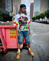 Skatercore Graphic tee – High Street Trendy Brand Pure Cotton Anime Print Oversized S
